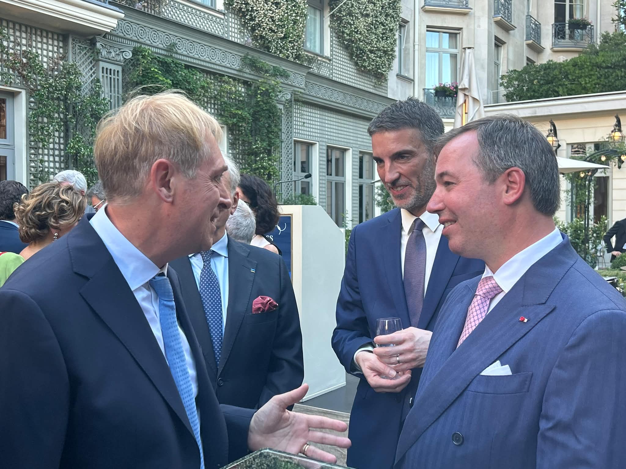 Échanges le 16 juin avec le Grand-Duc Guillaume de Luxembourg